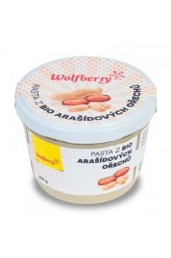 Obrázok pre Pasta z arašidových orieškov BIO 200 g (Wolfberry)
